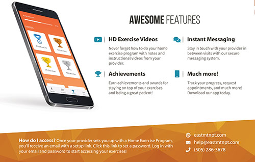 Introducing East Mountain PT App